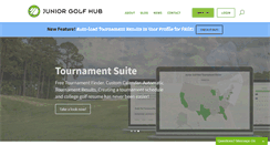 Desktop Screenshot of juniorgolfhub.com